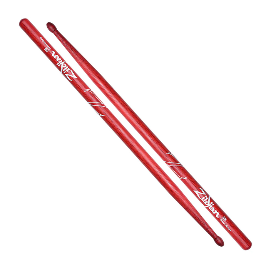 Zildjian 5A Z5AR Red Wooden Tip Drumstick