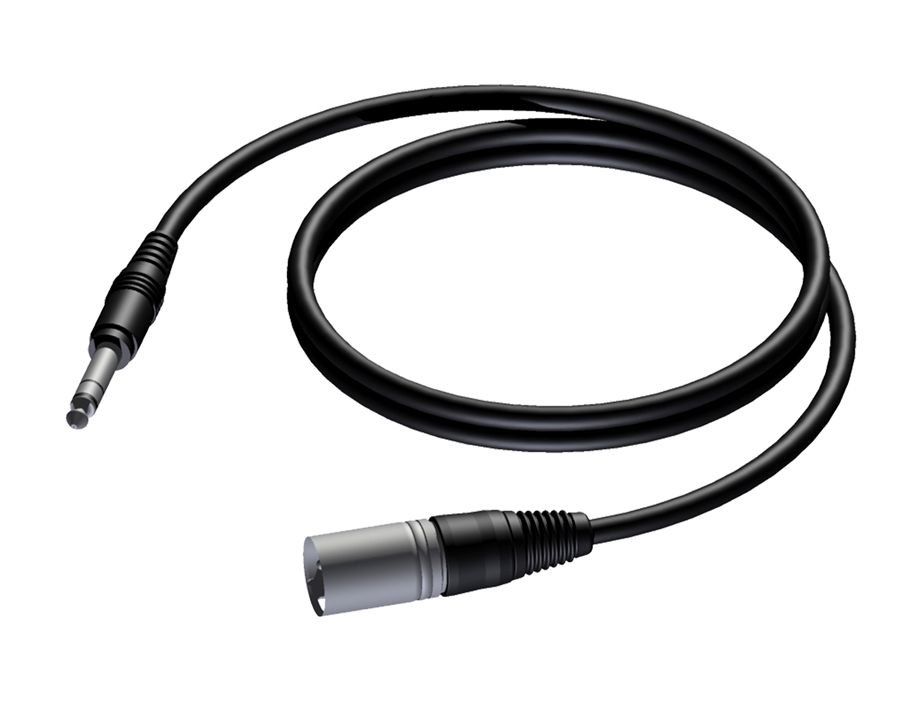 Cabo Procab CAB724 XlrM/JackST/6.5 5mt