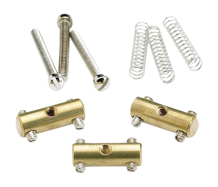 Fender Pure Vintage 52 Telecaster Saddle Kit Brass (3)
