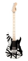 EVH Striped Series White with Black Stripes