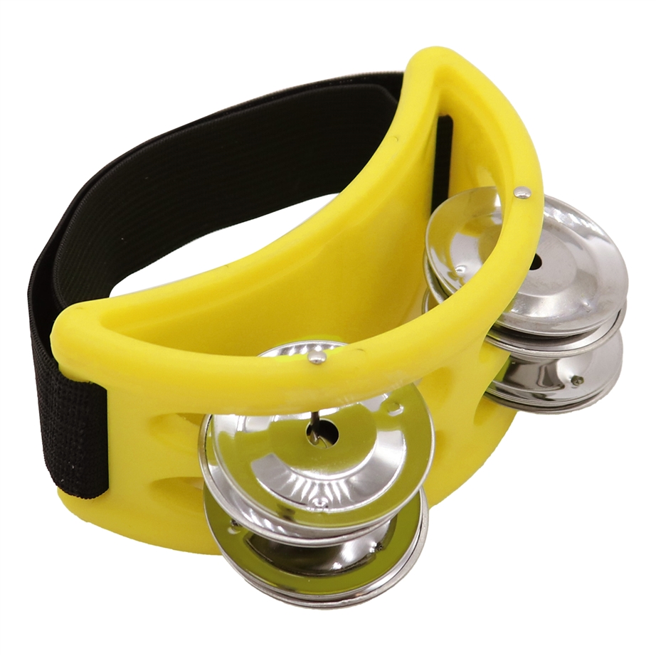 Ludimusic D050 Yellow Foot Tambourine