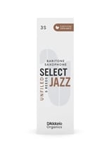 Caña Saxo Barítono 3S D'Addario Organic Select Jazz Unfiled Paq 5-Un