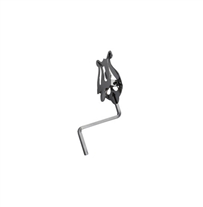 Estante de Marcha Saxofone Alto Samba 128SM 70mm Prateada