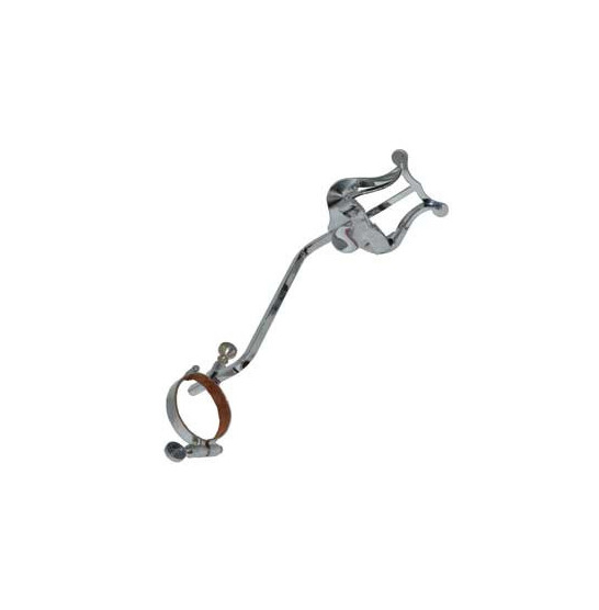 Estante Marcha Saxofone Samba 9139SM Custom com argola 30.5mm Prateado