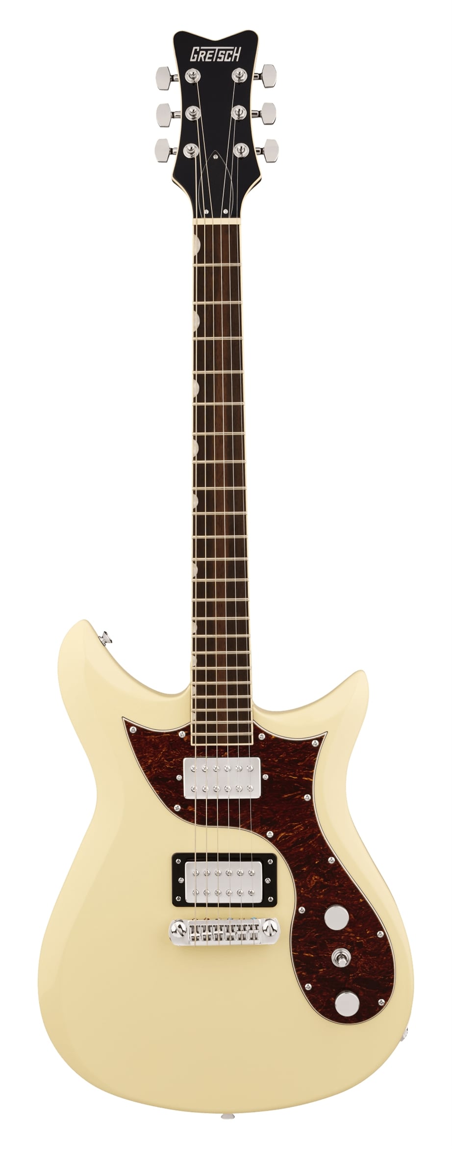 Gretsch Electromatic CVT Double-Cut LRL com Wraparound Vintage White