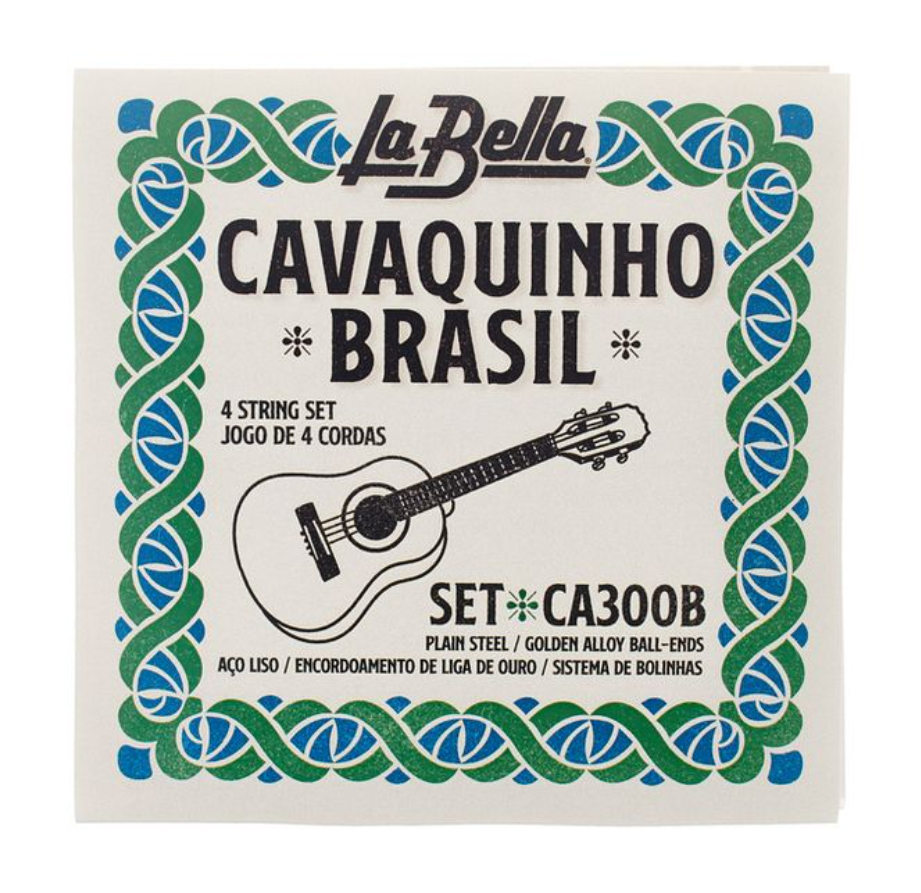 Jogo cordas Cavaquinho Brasileiro La Bella CA300B