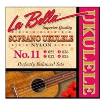 Jogo cordas Ukulele Soprano La Bella nº11 Clear Nylon