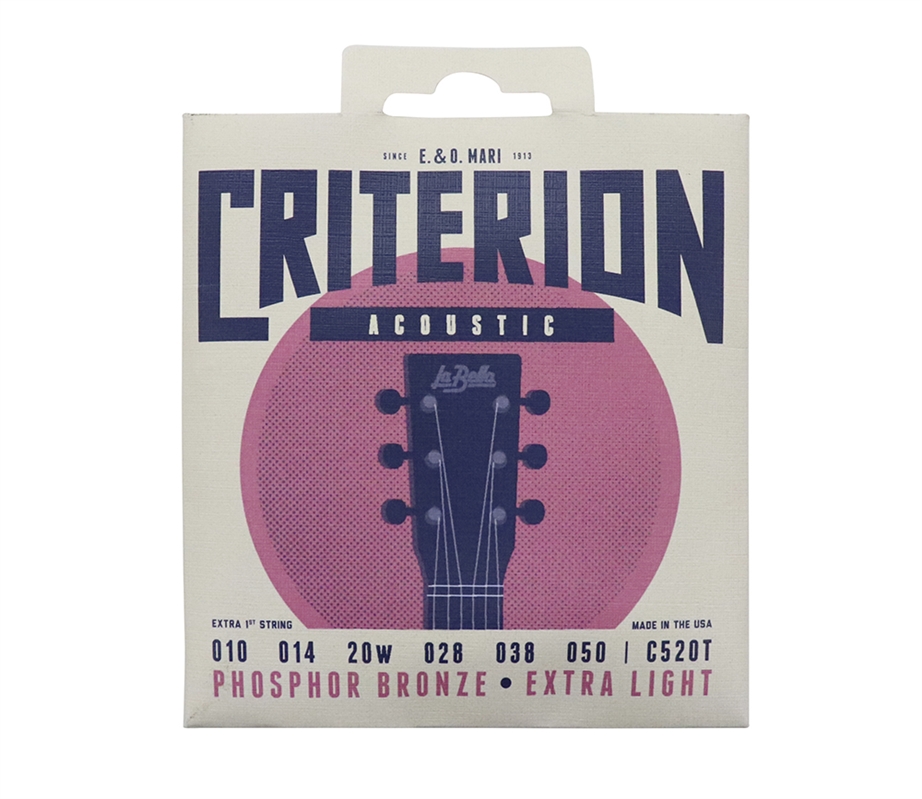 La Bella C520T Criterion Ph.Bronze 010-050