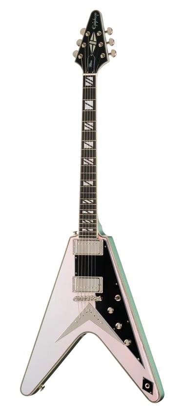 Epiphone Futura Flying V Custom Quicksilver Shift
