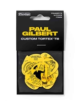 Jim Dunlop Paul Gilbert Custom Tortex TIII Signature Pick 0.73mm 12-Un Pack
