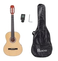 Rocio CR12 1/2 Classical Guitar Pack Natural With bag and tuner