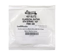 La Bella Elite 426 Mi 6 Clear Nylon Medium tension
