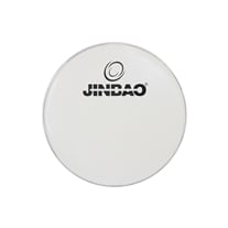 Jinbao White Gloss 22" Marching Bass Drum Head