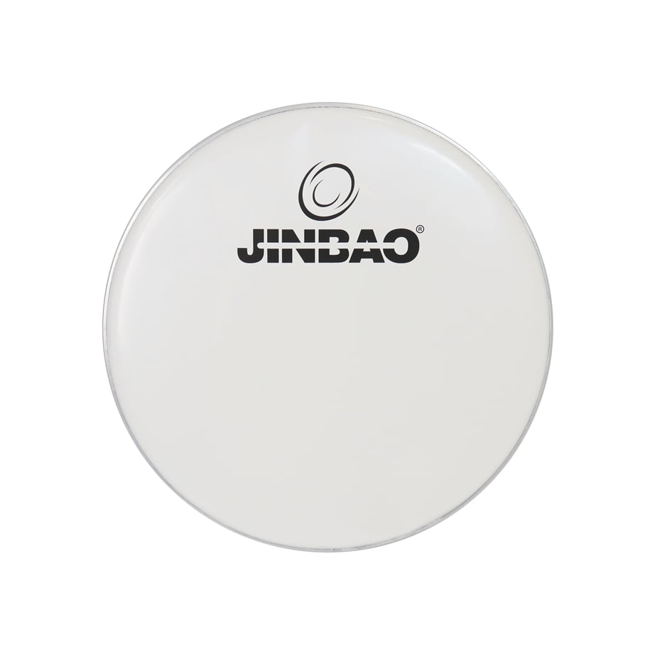 Parche Bombo de Marcha Jinbao White Gloss 24"