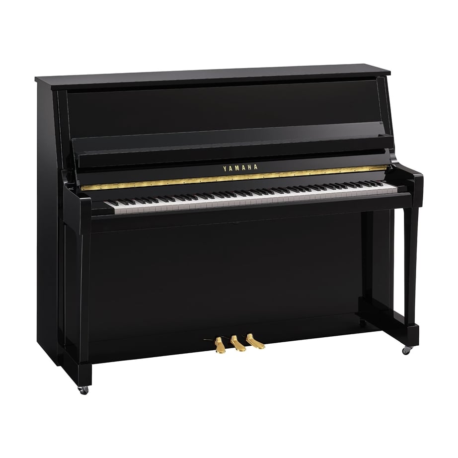 Piano Vertical Yamaha B20 PE 116cm Preto Polido