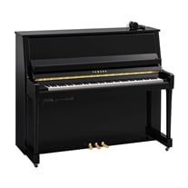 Yamaha B30 SC3 PE Silent Upright Piano 121cm Polished Black