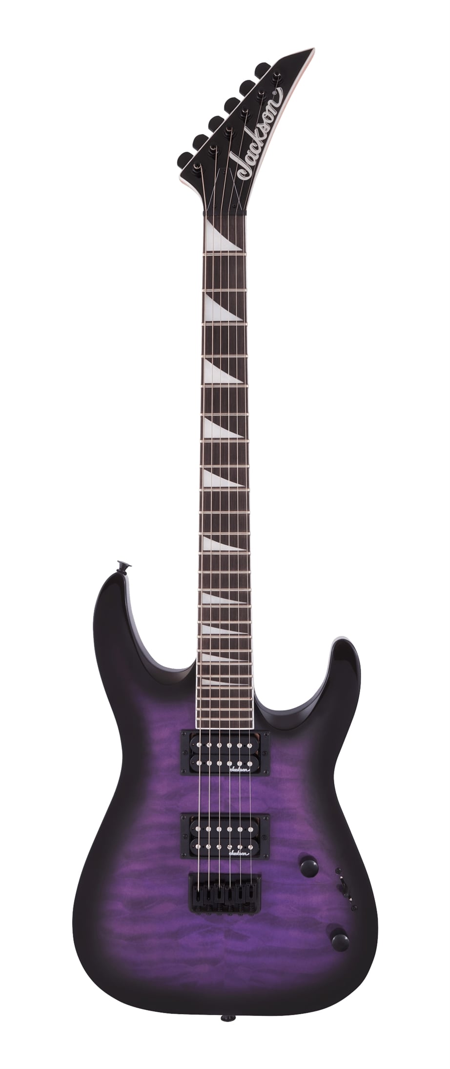 Jackson JS Series Dinky Arch Top JS32Q DKA HT AH Transparent Purple Burst