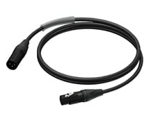 Procab PRA901/3mt XlrM/XlrF Black