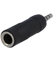 Adaptador PowerAcoustics CON2010 JackM 3.5/JackF 6.5 Stereo