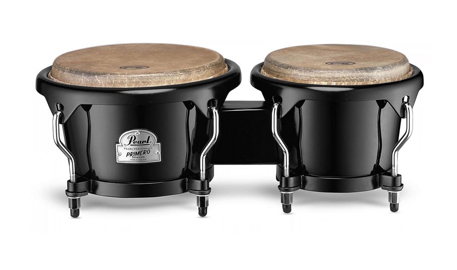 Bongós Pearl PFB-100 Primero Series Fibra de Vidro Preto Bistre