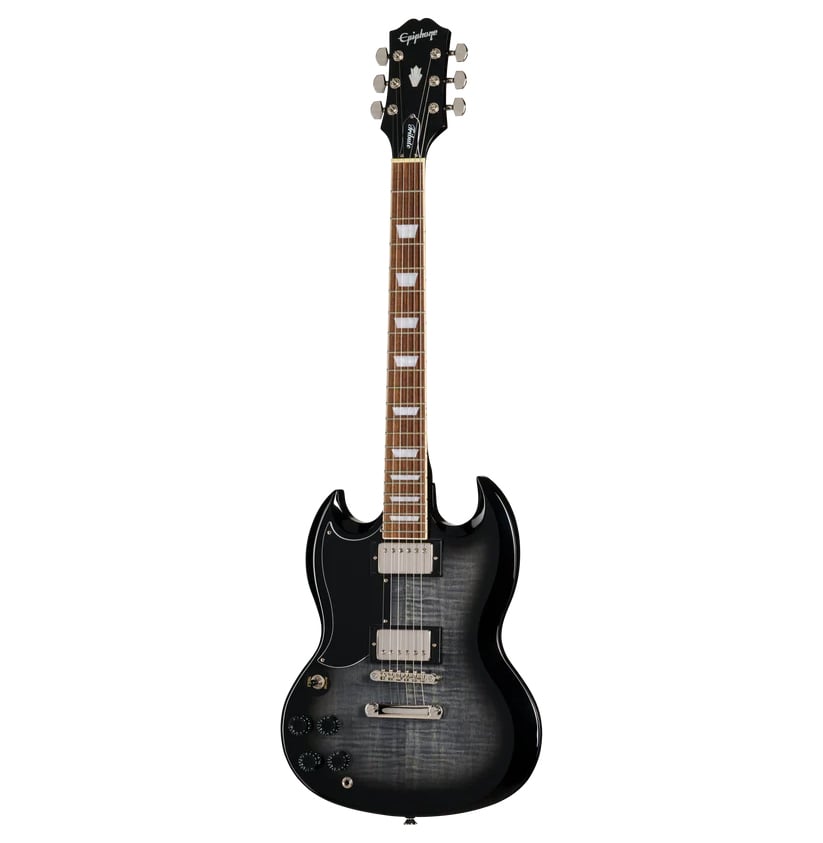 Epiphone SG Tribute Plus Left-Handed Ebony Burst
