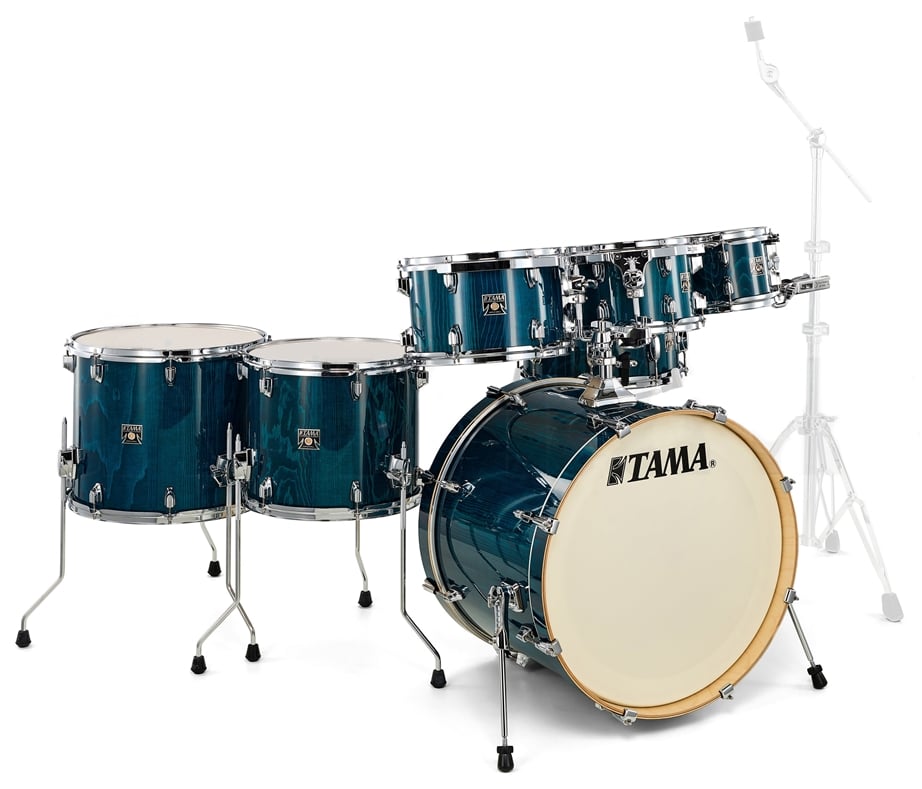 Tama Superstar Classic CL72RS Drumkit Gloss Sapphire Lacebark Pine