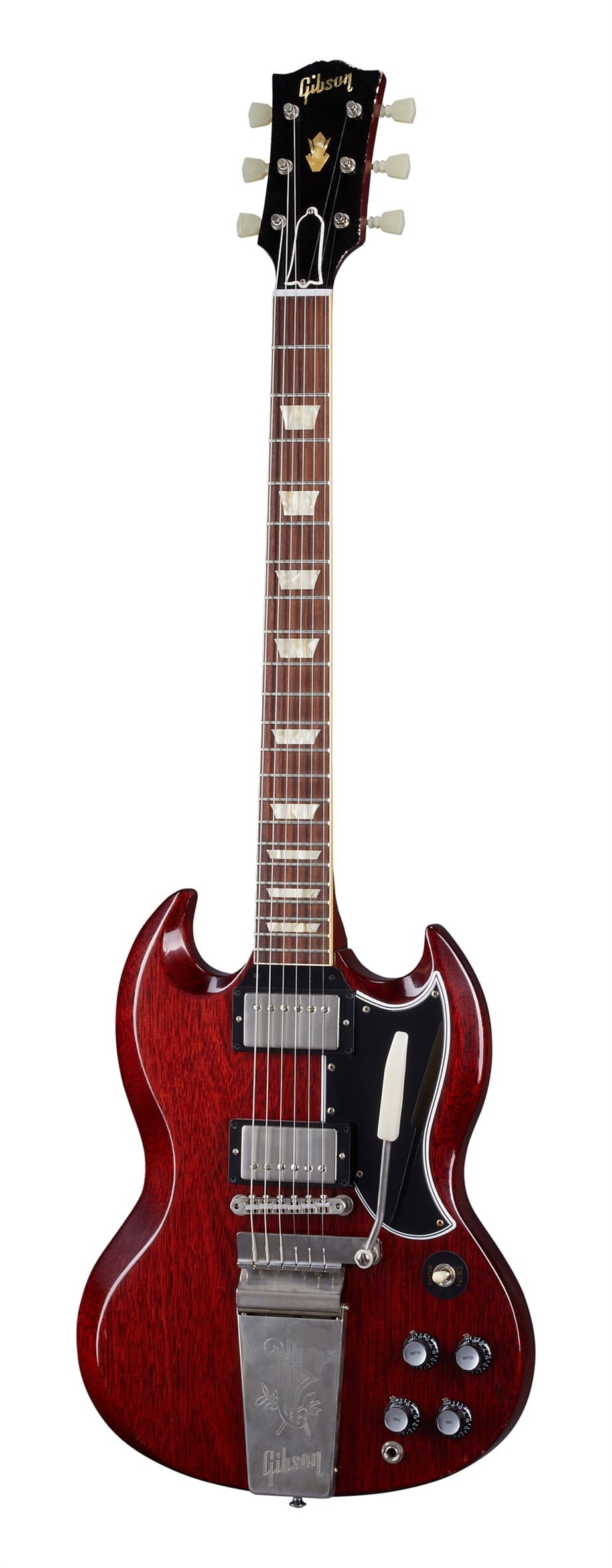 Gibson 1964 SG Standard Reissue w/ Maestro Ultra Light Aged Cherry Red