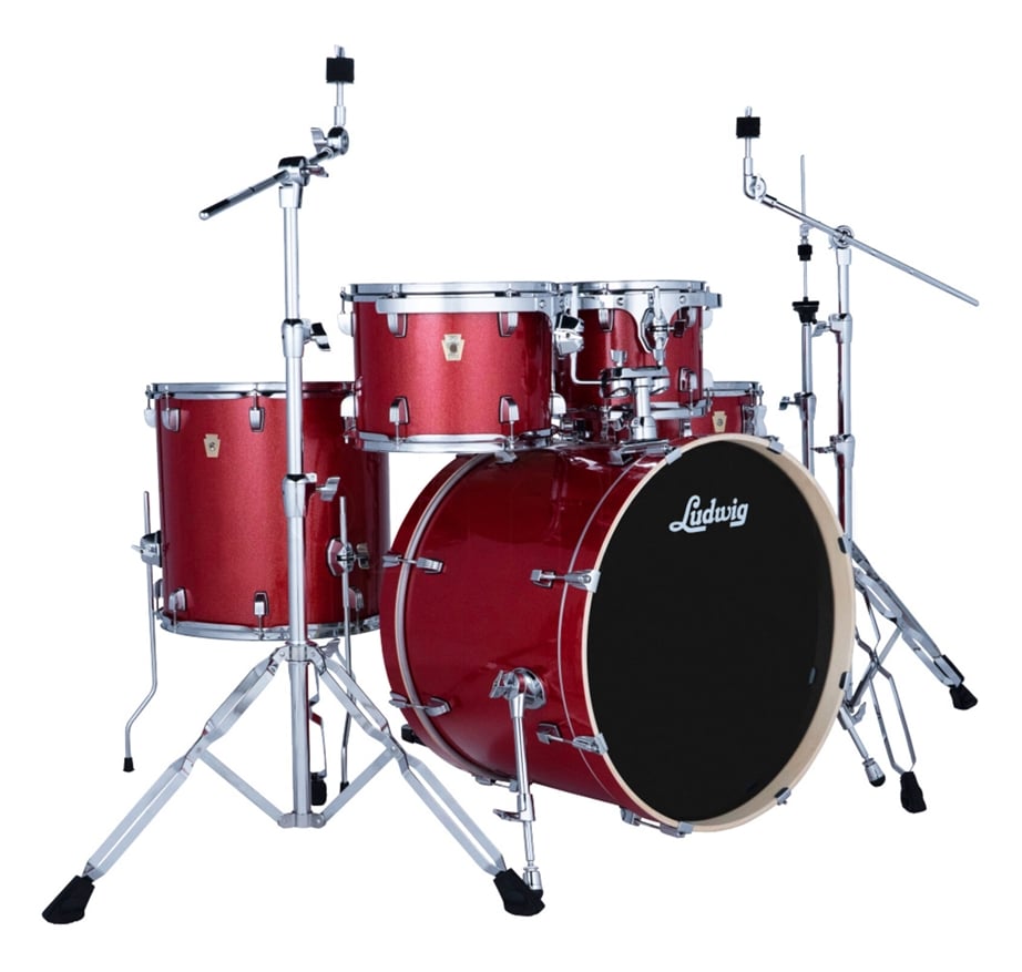 Ludwig Evolution 5pc Crimson Sparkle