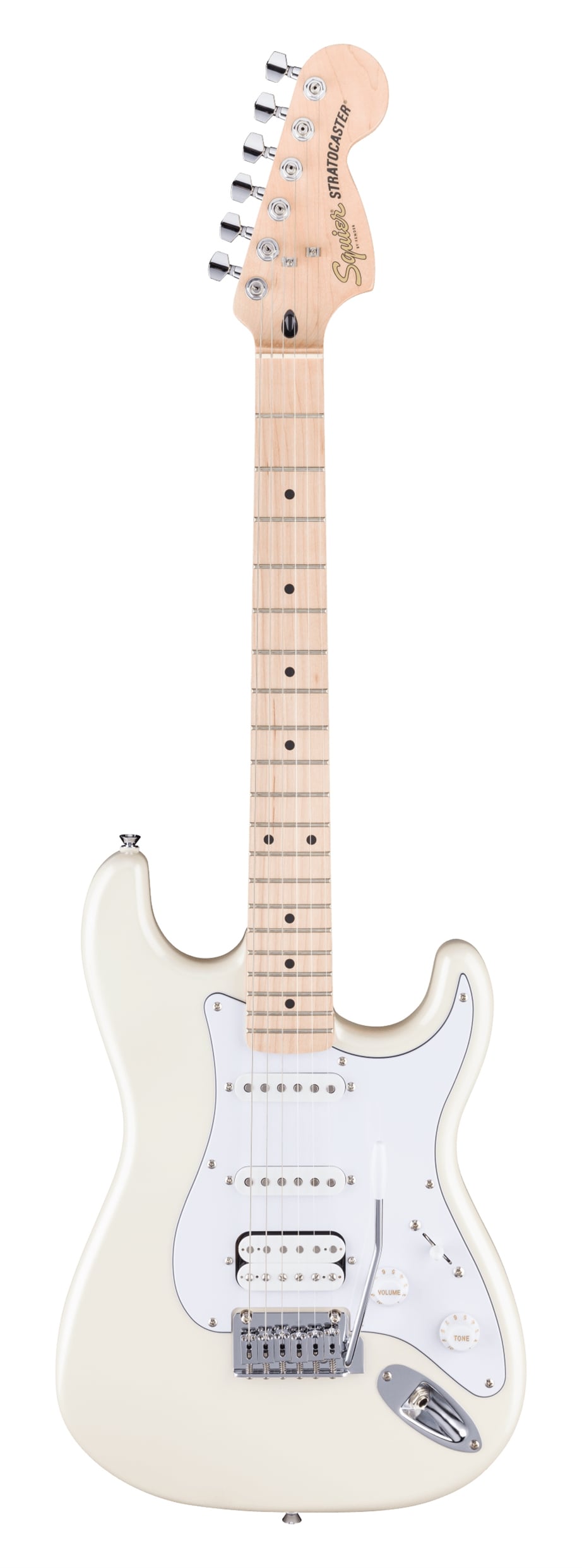 Fender Squier FSR Affinity Stratocaster Junior HSS MN Pearl White