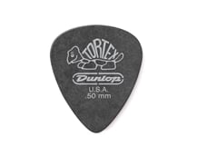 Palheta Standard Jim Dunlop Tortex 488R Preto 0.50mm