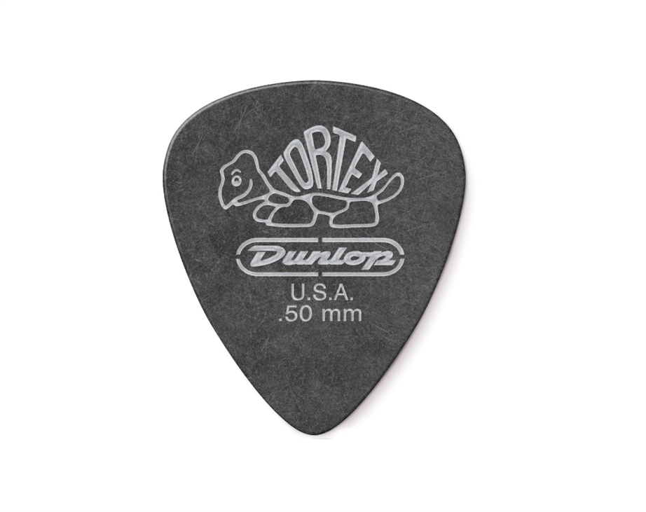 Palheta Standard Jim Dunlop Tortex 488R Preto 0.50mm