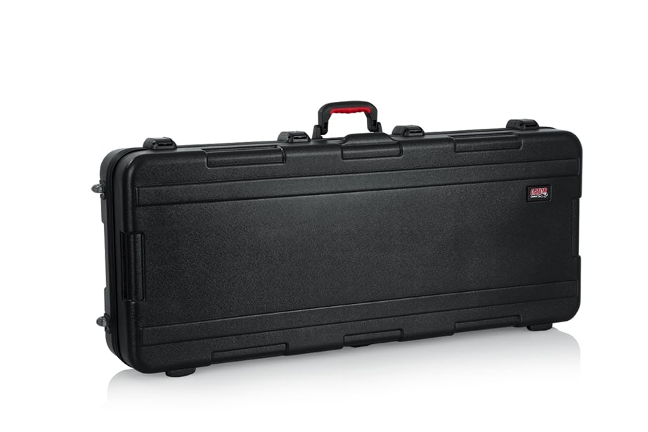 Gator TSA Molded 61-note Keyboard Case w/ Wheels Black
