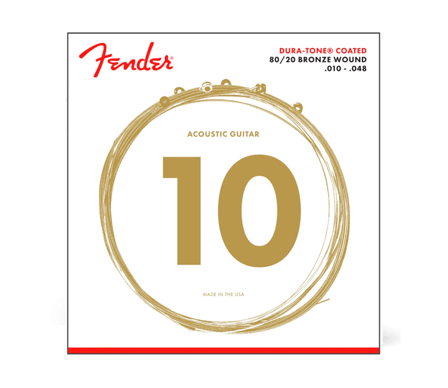 Fender 880XL Bronze Coated 010-048 Acoustic Guitar String Set