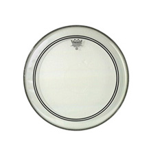 Pele de Bombo Remo P31324C2 Powerstoke 3 Clear + Dot 24"