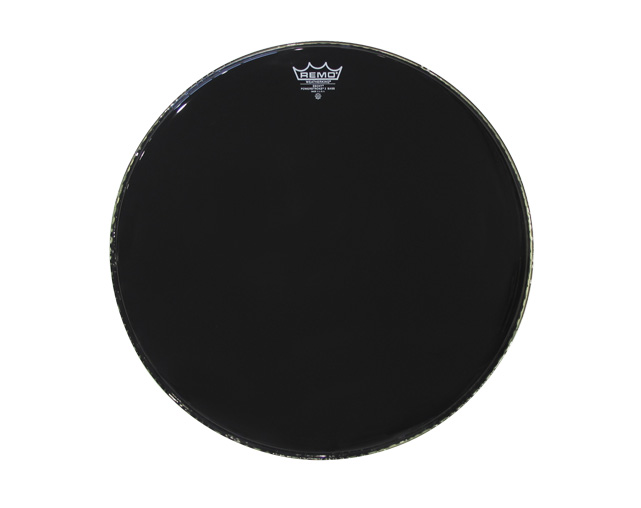 REMO P31022ES Powerstoke Ebony 22" Bass Drum Head