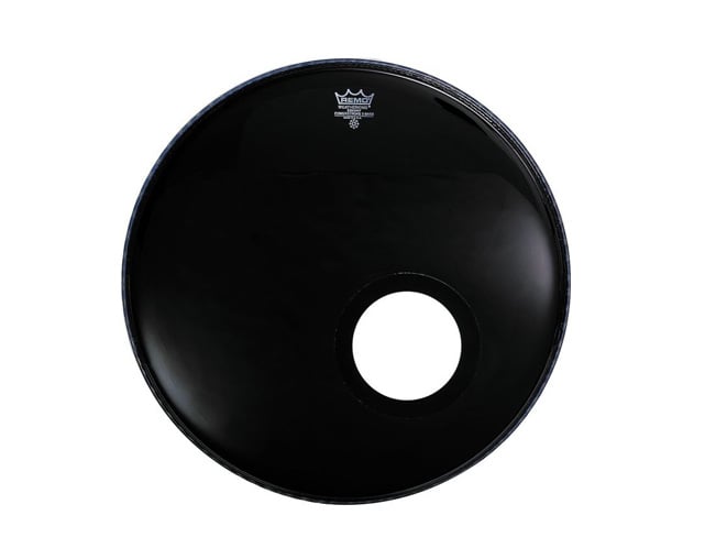 Parche de Bombo Remo P31022ESDM Powerstoke Dyn Negro 22"