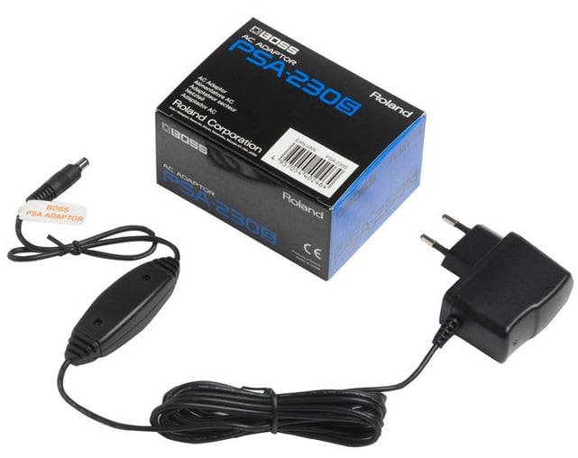 Boss PSA230S Black AC/DC Power Supply