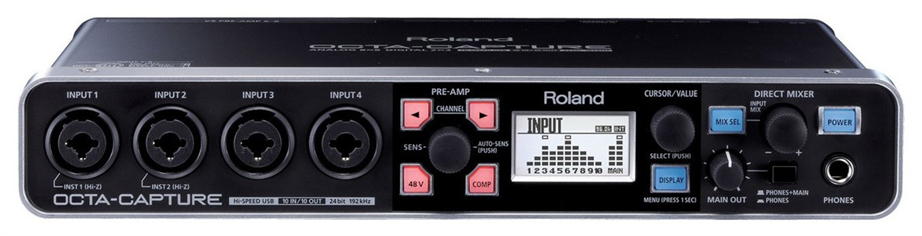 Audio　Roland　OCTACAPTURE　UA1010　USB　Interface　Ludimusic