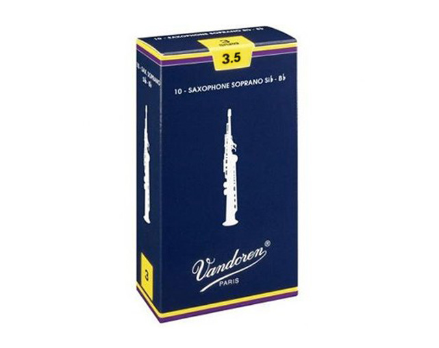 Vandoren Traditional 3.5 10-Un Soprano Sax Reed