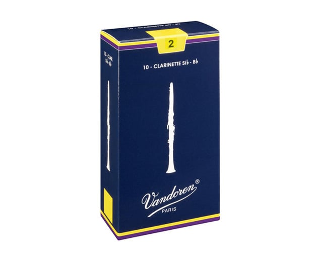 Palheta Clarinete Sib Vandoren Traditional 2.0 10 UN