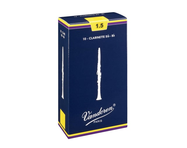 Vandoren Traditional 1.5 10-Un Bb Clarinet Reed