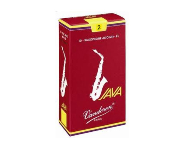 Palheta Sax Alto Vandoren Java Filed Red Cut 2.0 10 UN