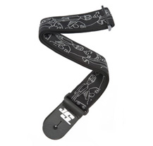 Correia de Guitarra Planet Waves 50JS05 Silver Sketches