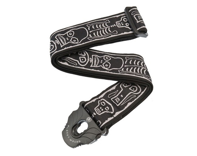 Planet Waves Joe Satriani Guitar Strap - Skull N' Bones Design
