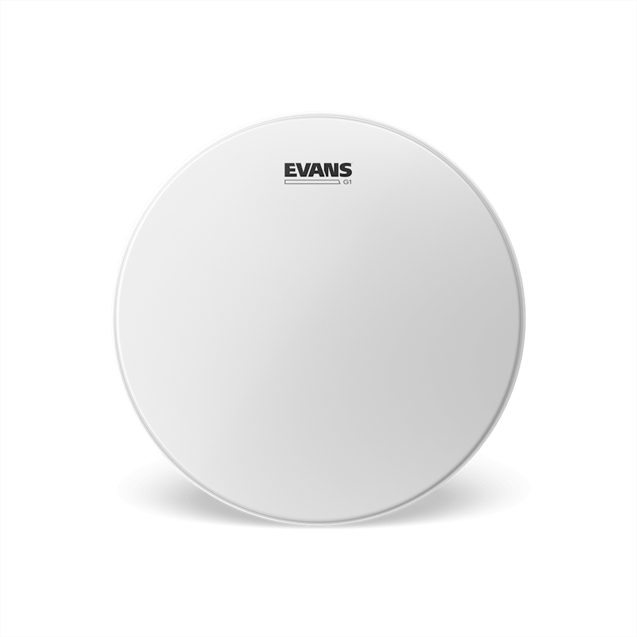 Evans B08G1 Coated White 08" Tom Head