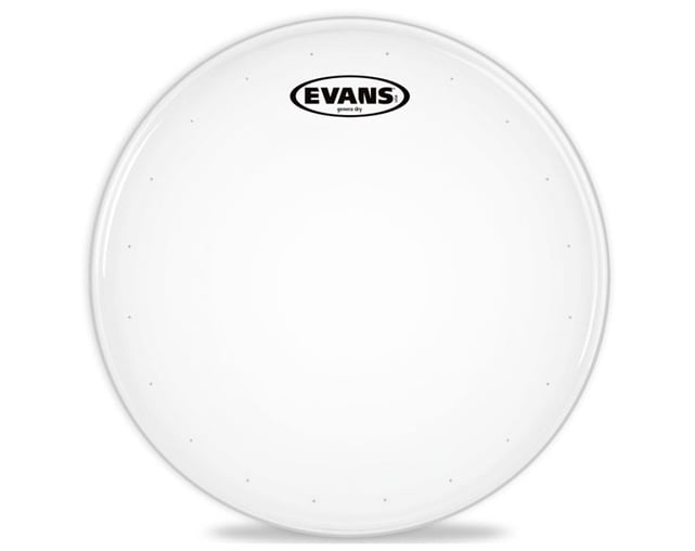 Evans B14DRY Coated Genera Dry White 14" Snare drum head