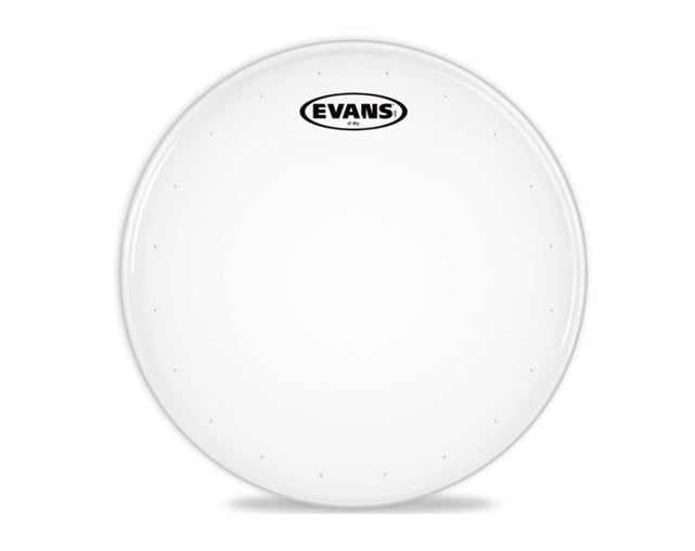Evans B14STD Coated Super Tough Dry White 14" Snare drum head