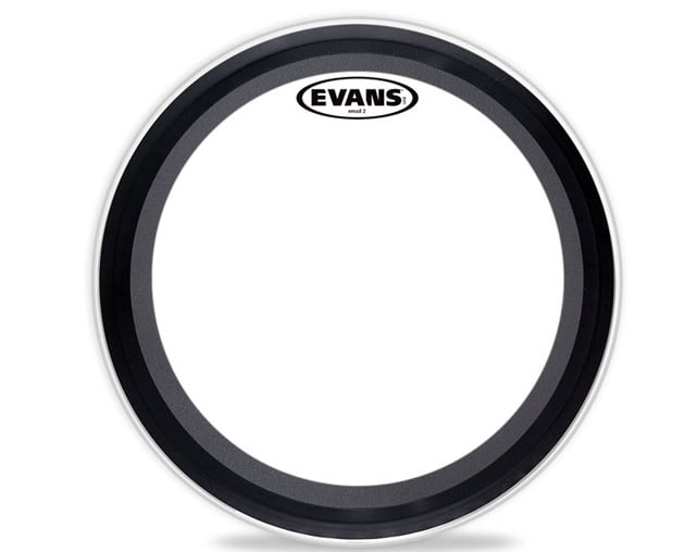 Pele Bombo 20" Evans BD20EMAD2 Clear