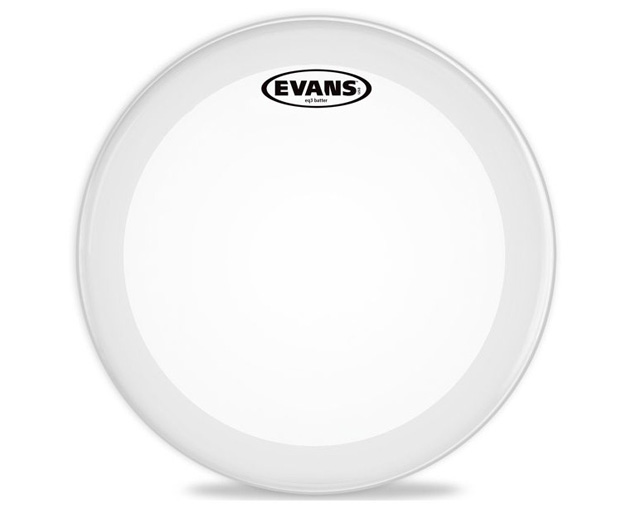 Evans BD20GB3C EQ3 Frosted White 20" Bass Drum head