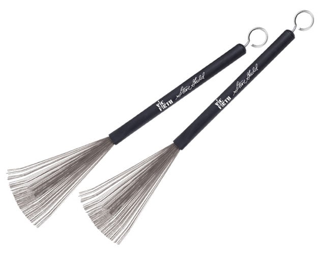 Escobillas de Acero VIC FIRTH Signature Steve Gadd SGWB Negro (Par)
